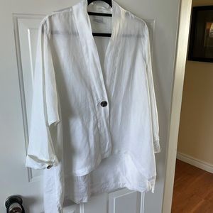 100% linen shirt/jacket